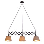 Näve Adrienne Hanglamp Schaarlamp Bruin 52-100cm