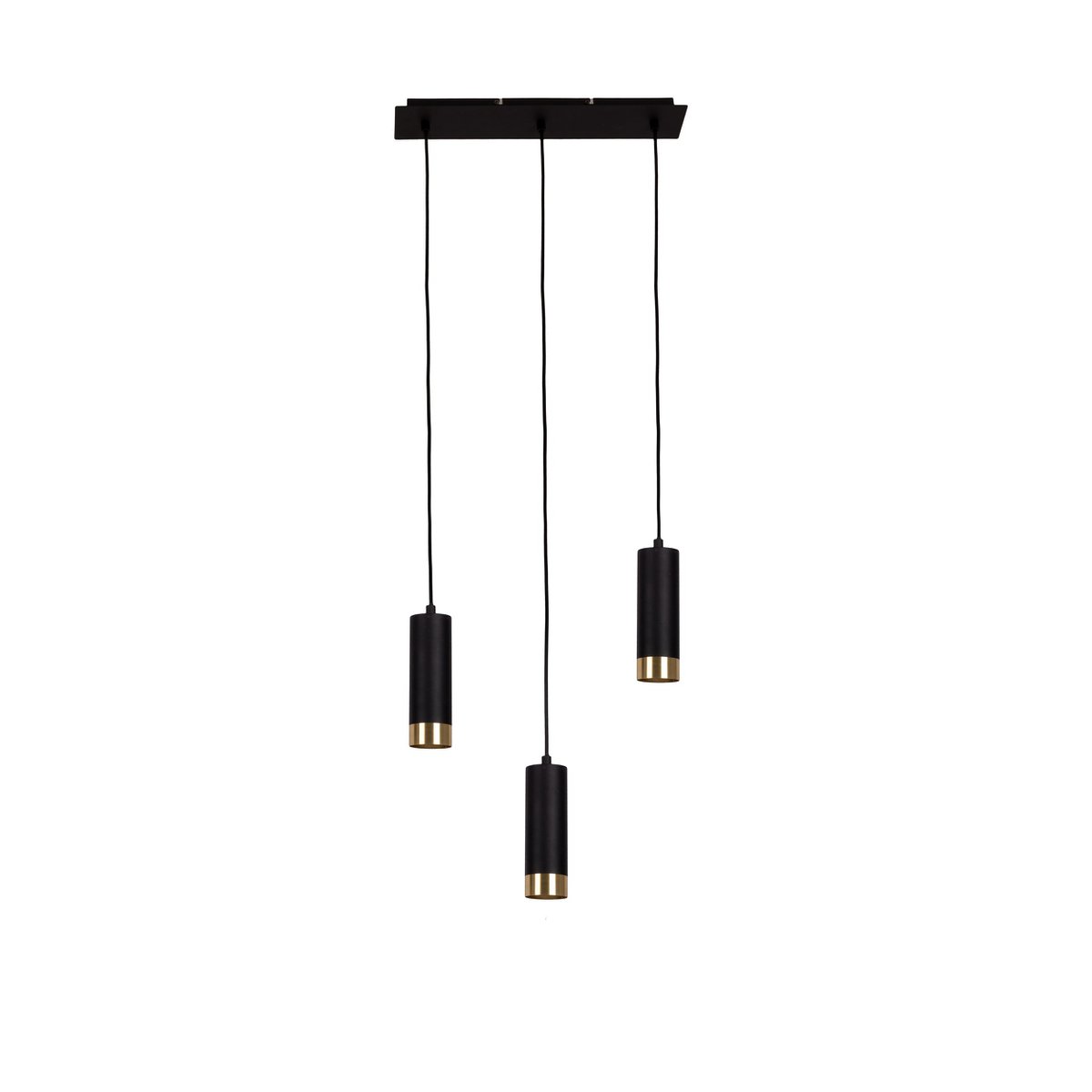 Näve Fridu 3-delige Hanglamp - Mat zwart 48cm