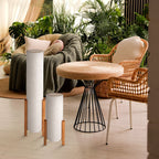 Tafellamp Matilda - Hout Wit 52cm E27