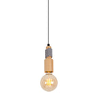 Näve Bento LED Hängeleuchte Holz 130cm