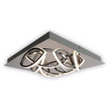 LED Plafondlamp Manchester - Näve Zilver 41cm