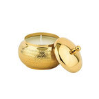 Ronde kaars Grand Model Dorée - Aulica, Gouden Afwerking