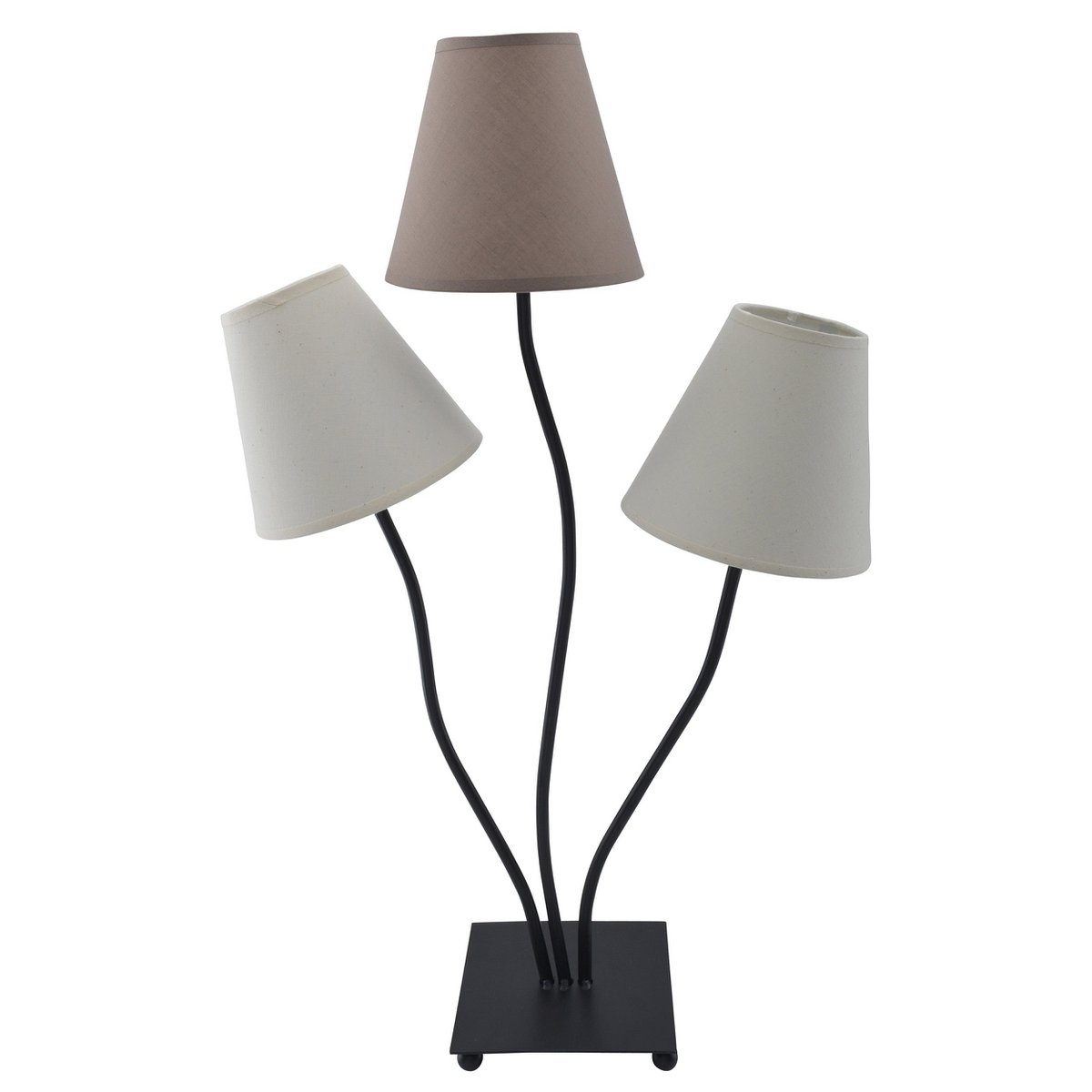 Näve Textiellamp 3-Flame Boho Beige/Bruin 67cm