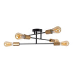 Näve Modo Plafondlamp 6-vlam Zwart 54,5cm
