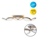 LED Plafondlamp Stelari 100cm - Wit Metaal
