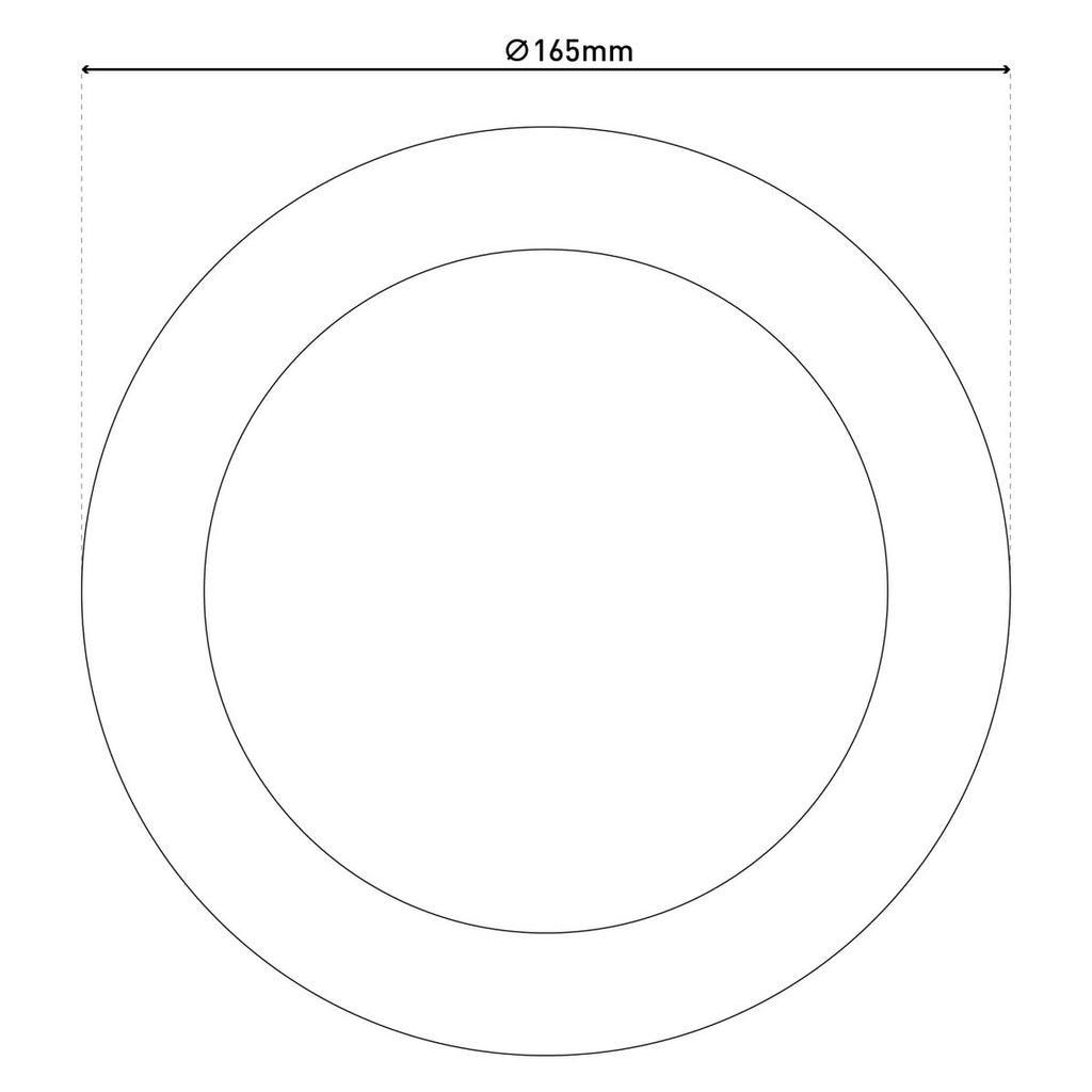 Näve Bonus LED-plafondlamp Ø16,5cm Wit CCT