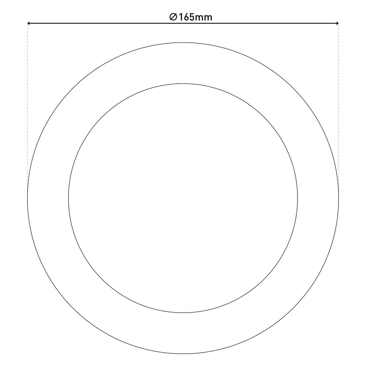Näve Bonus LED-plafondlamp Ø16,5cm Wit CCT