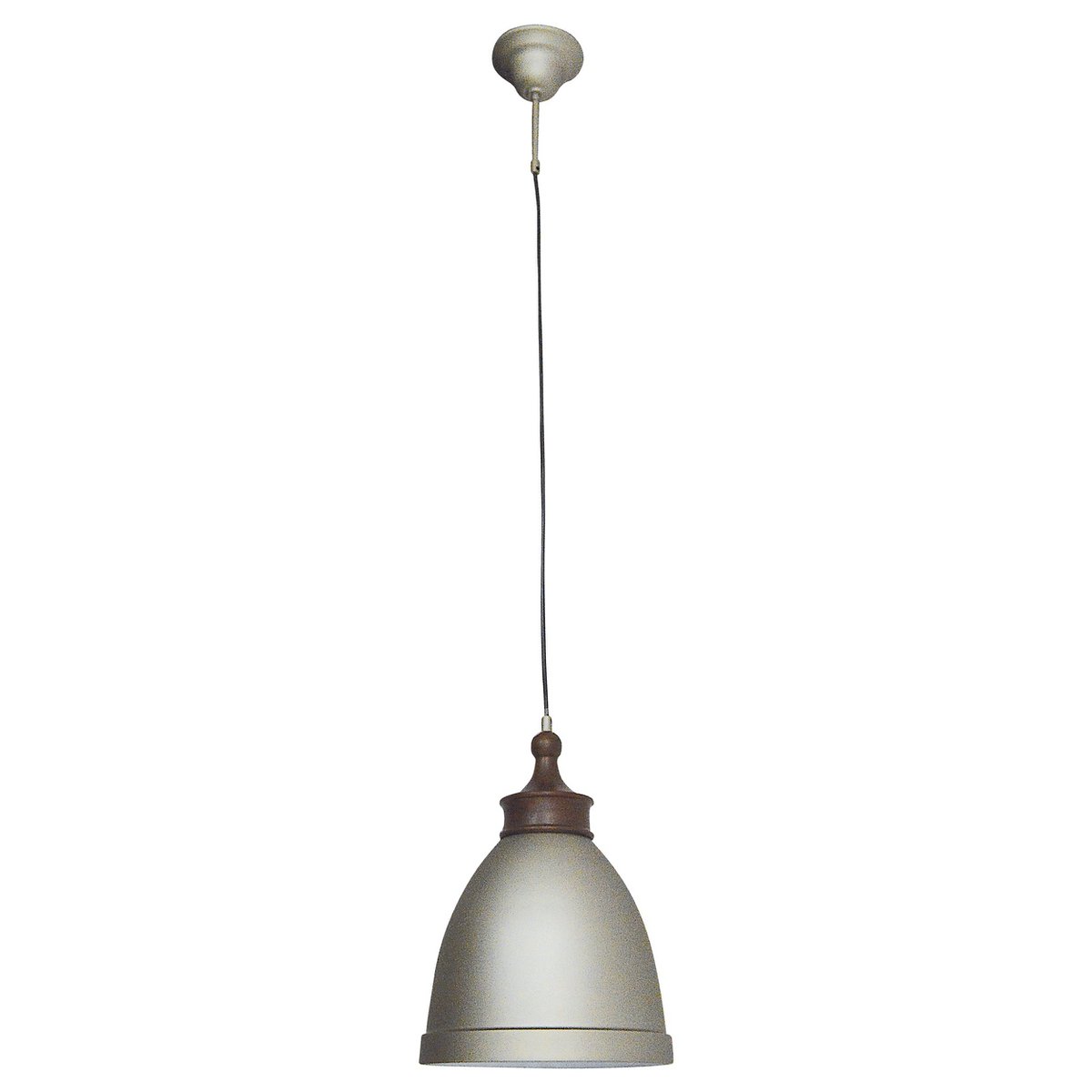 Näve Leuchten Hanglamp Pinhead Zwart 25cm Metal Retro