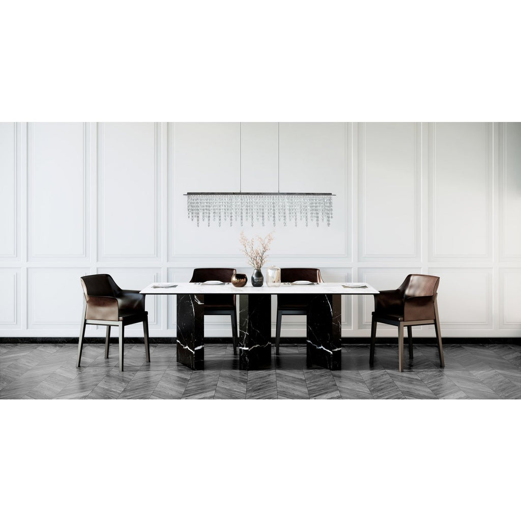 LED Hanglamp Diamanten Näve - Kristalglas Chroom