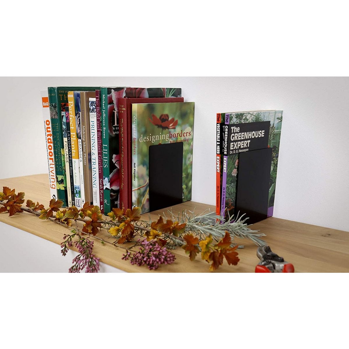 Gorillz Regal Boekensteun 2 Stuks Zwart - Metaal