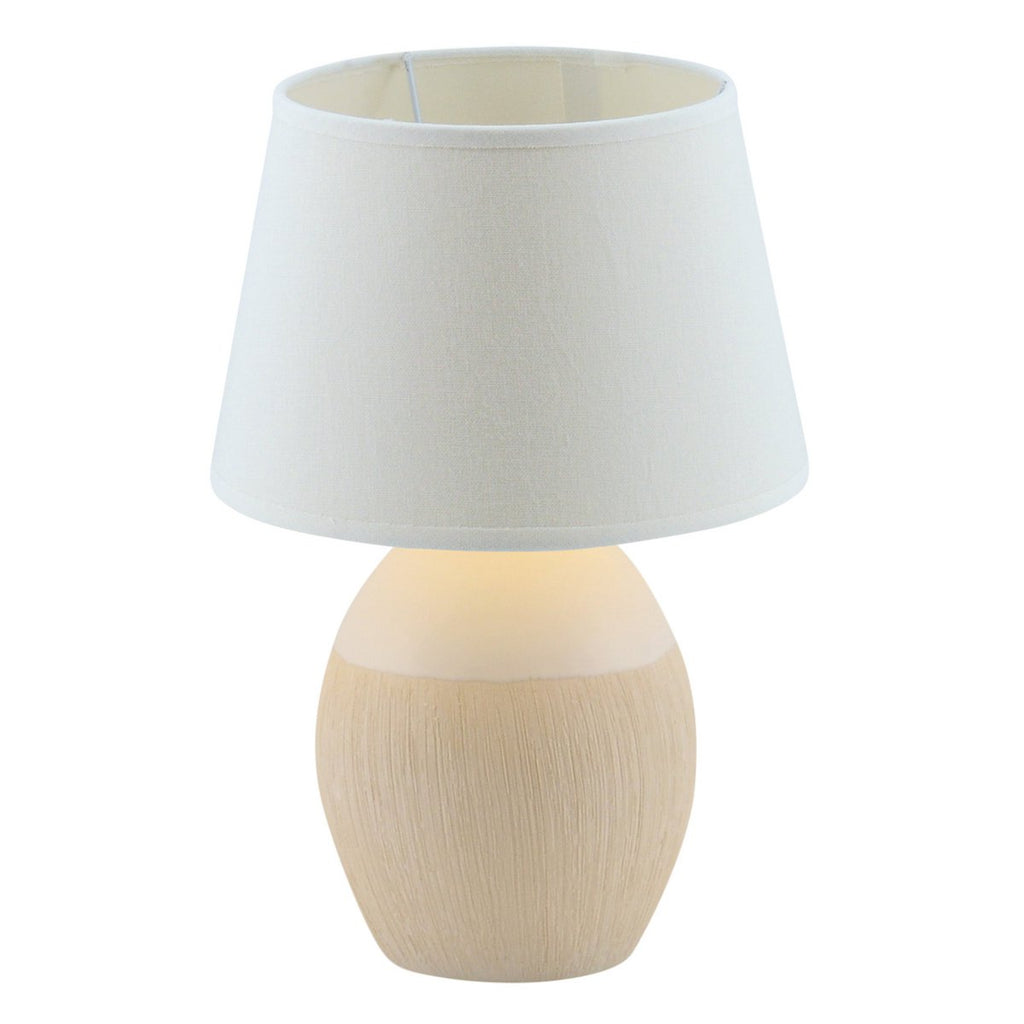 Näve Talia Keramische Tafellamp Beige 31cm