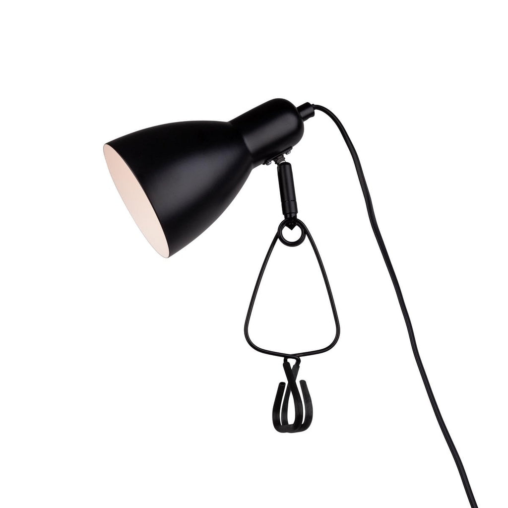 Näve Mara Klemtafellamp - Zwart 28cm