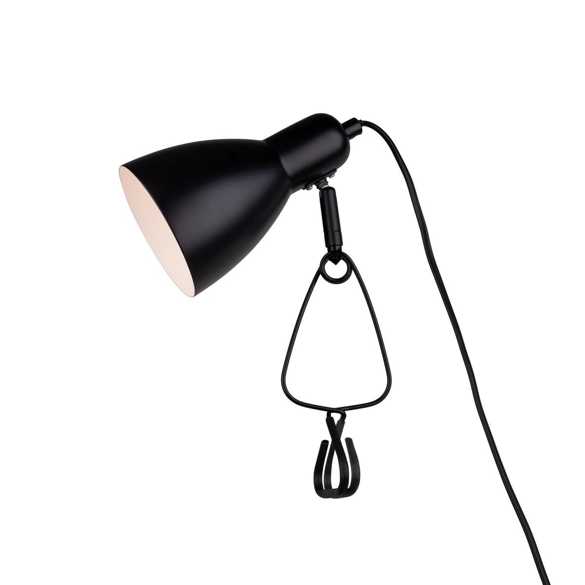 Näve Mara Klemtafellamp - Zwart 28cm