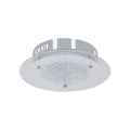 LED plafondlamp Chur - Kristaleffect Wit