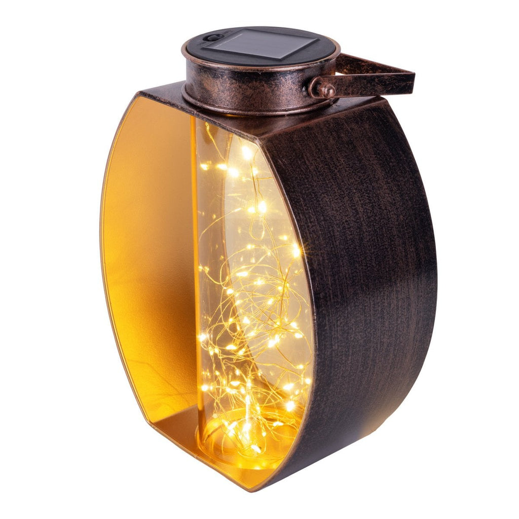 Näve Fairylight Solar Tafellamp - Zwart Goud 26cm