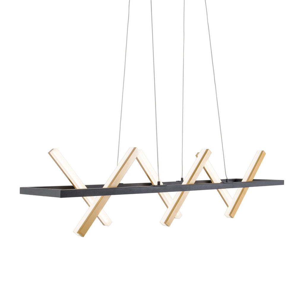 Näve Cadice LED Hanglamp 100cm Goud