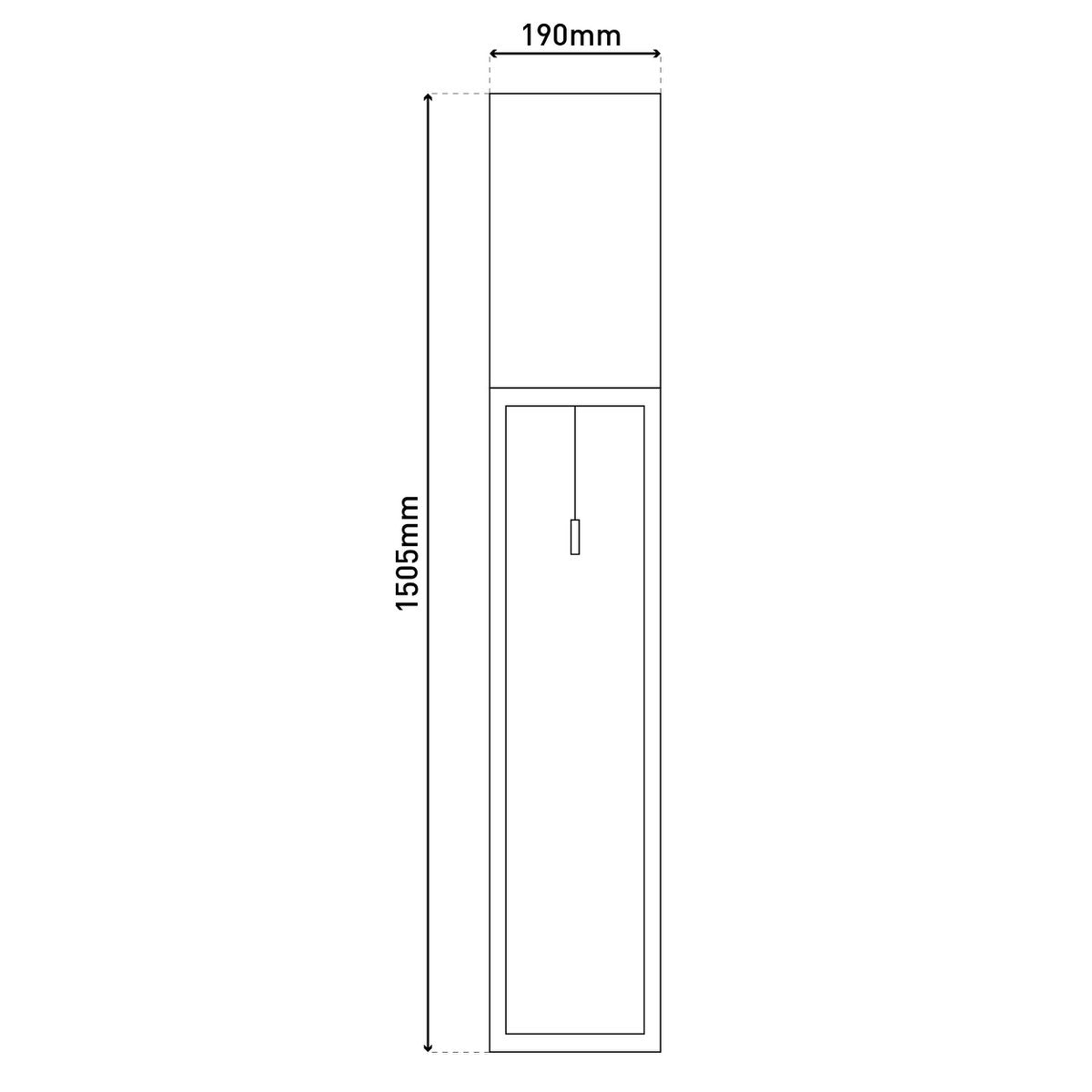 Näve Alfa Vloerlamp 150cm Chroom/Grijs