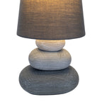 Näve Stoney Keramische Tafellamp Grijs 31cm