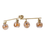 Näve Libby Plafondlamp 4-Lichts - Messing 80cm E14