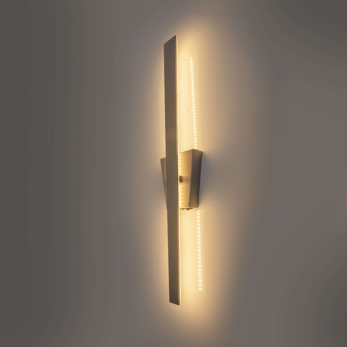 LED Wandlamp Trevor Nikkel mat 62cm