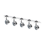 LED-touwsysteem "Tony" gemaakt van metaal en plastic, staal leeg, met stevig ingebouwde LED's, 5 meter