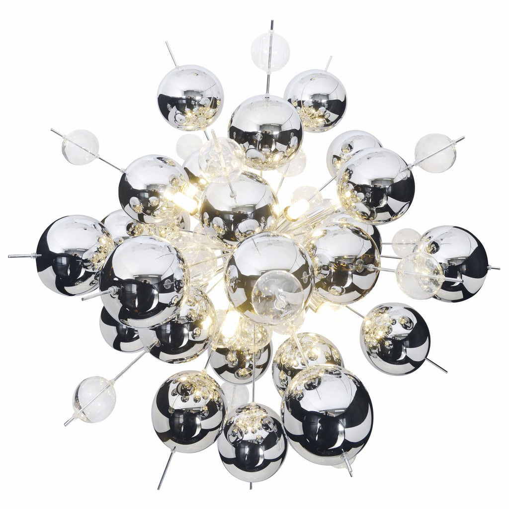 Näve Explosie Hanglamp Chroom 65cm G9