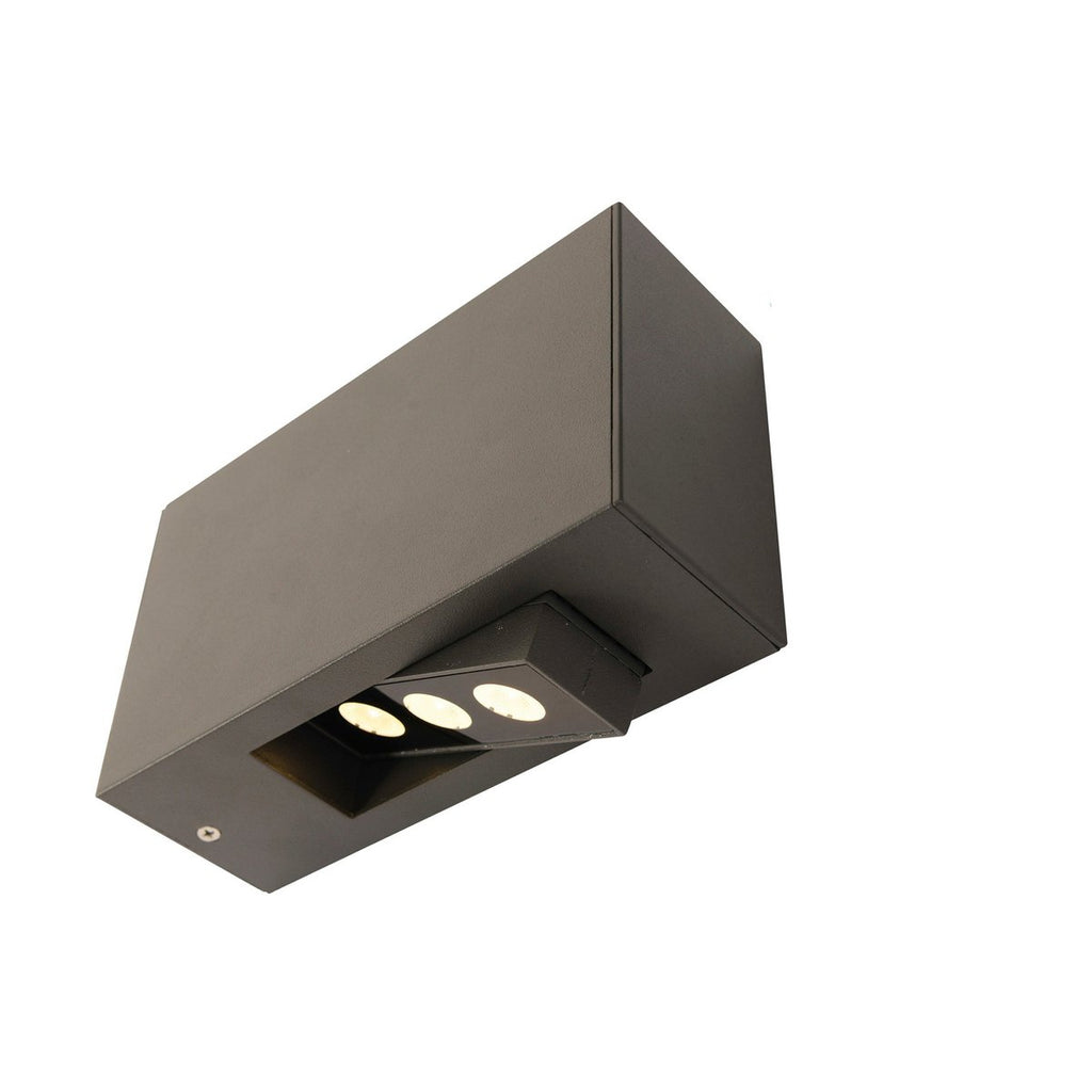 Led externe wandlamp Mora - Zwart 20cm