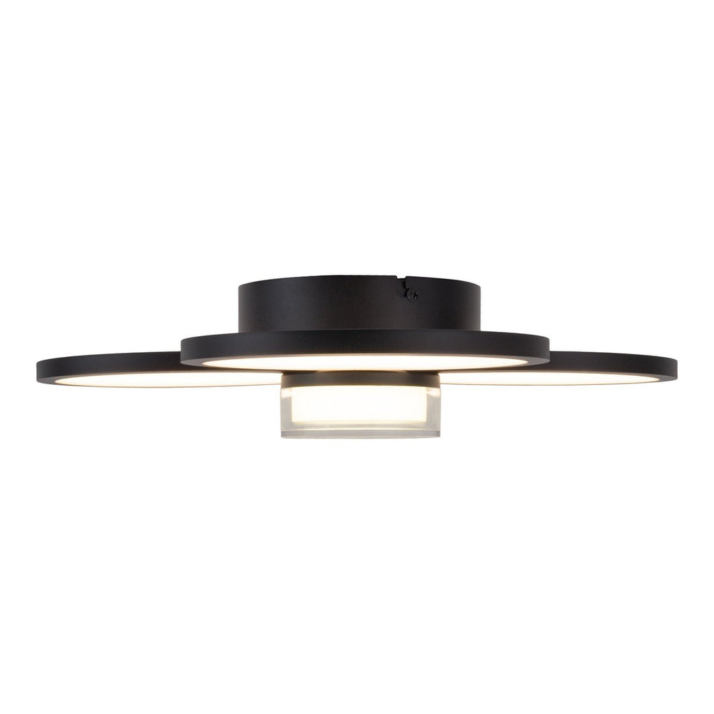 CIMO LED Plafondlamp - Zwart 43.6cm 3100lm