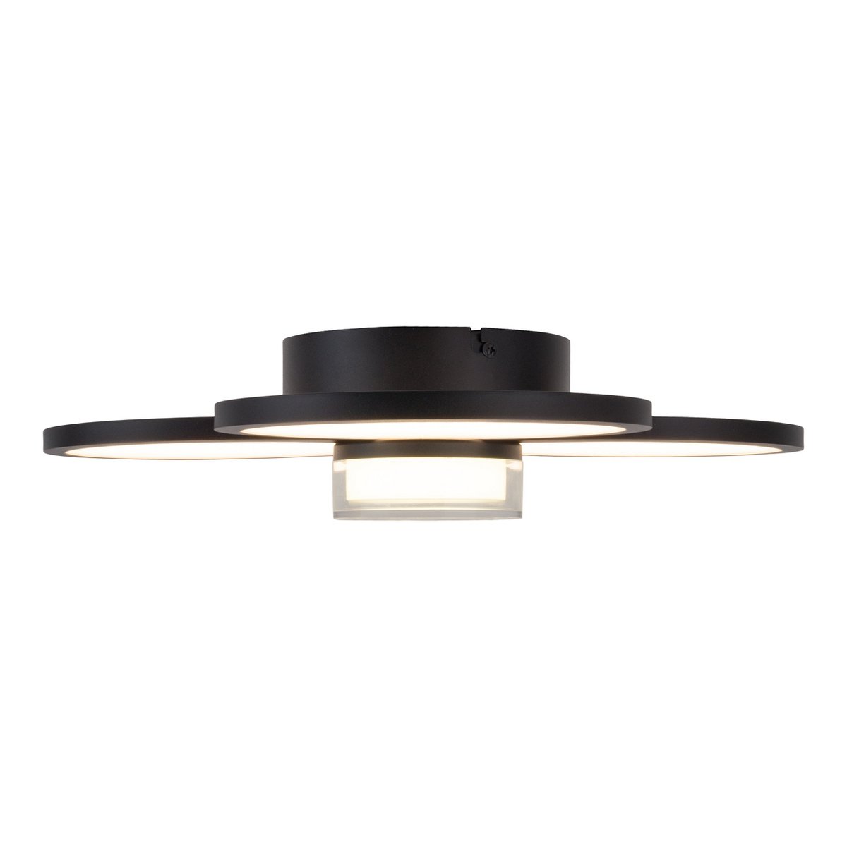 CIMO LED Plafondlamp - Zwart 43.6cm 3100lm