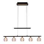Näve Hanglamp - Zwart Glas 90cm LED