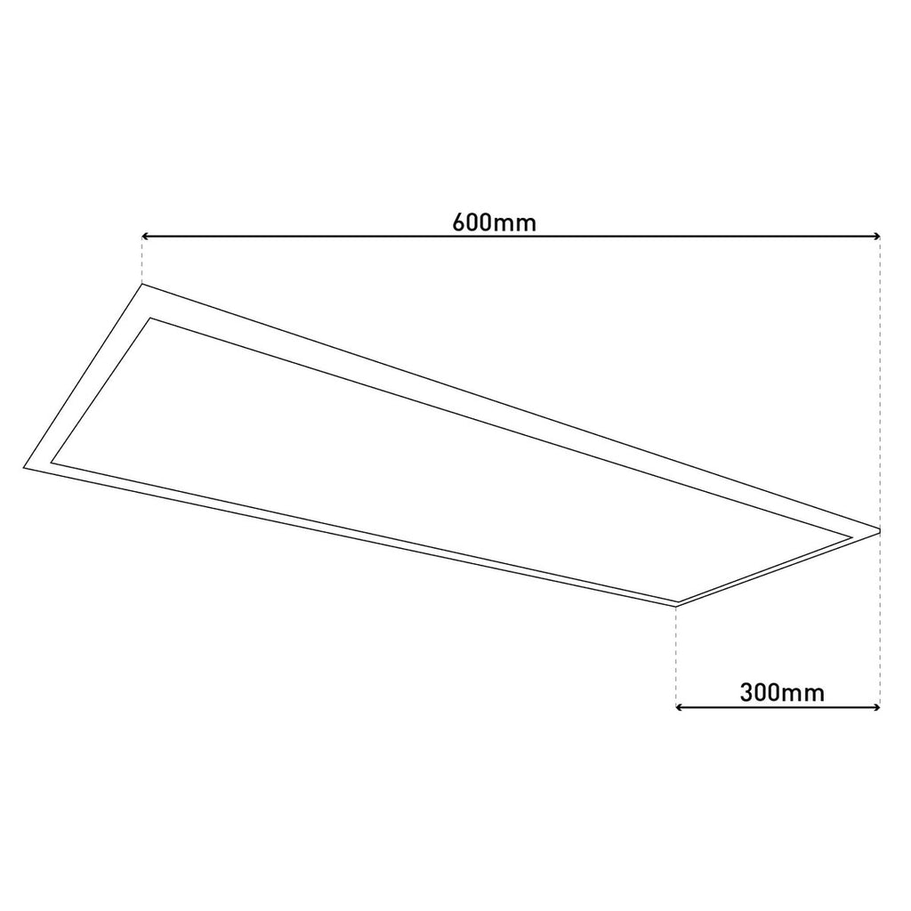 Näve Salta LED Plafondpaneel 60x30cm