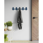 Gorillz Incision Wandkapstok - 10 Haken - Metaal - Blauw