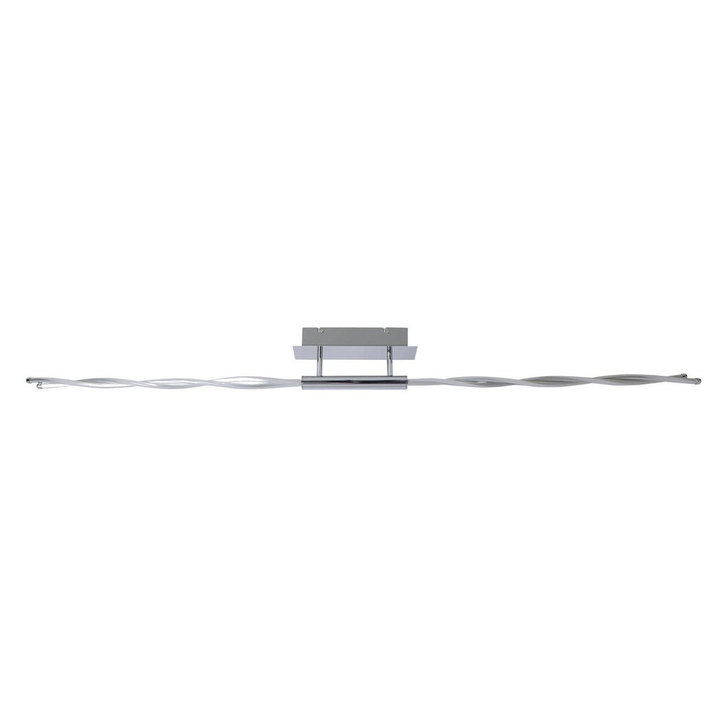 LED plafondlamp Twist 149cm Zilver