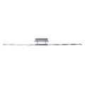 LED plafondlamp Twist 149cm Zilver
