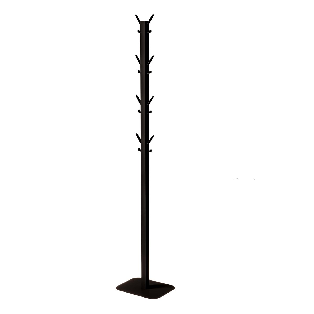Gorillz Atomy Staande Kapstok - Zwart, 16 Haken, 350x275x1800mm