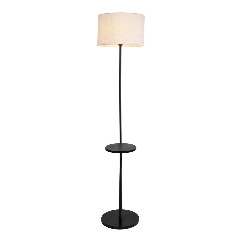 Näve Staande lamp met tafel - Zwart 157cm