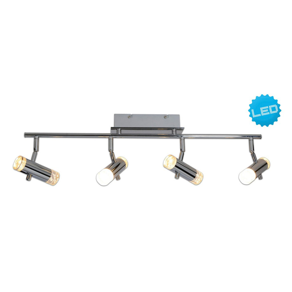Näve Garda LED Plafondlicht 66cm Chroom