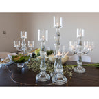 Kroonluchter 3 lichten Transparent H35cm