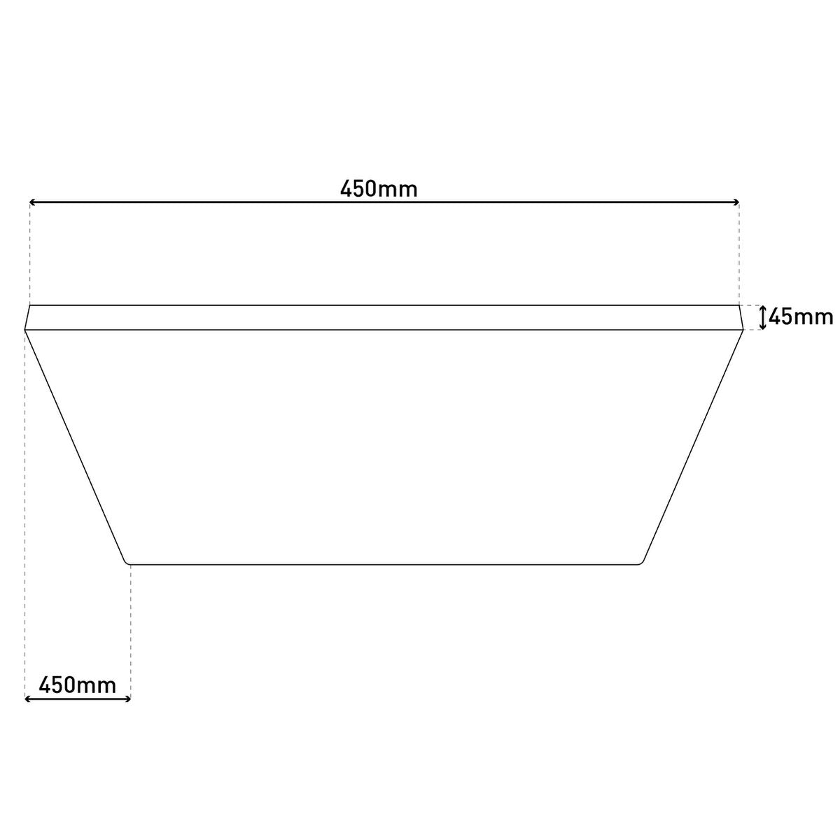 Näve Carente LED Plafondlamp 45cm Wit