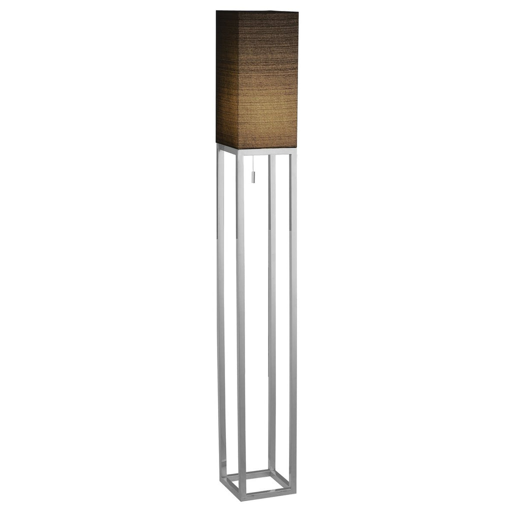 Näve Alfa Vloerlamp 150cm Chroom/Grijs