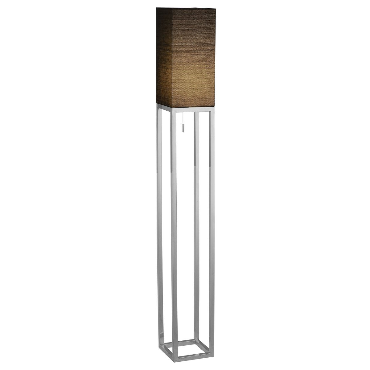 Näve Alfa Vloerlamp 150cm Chroom/Grijs