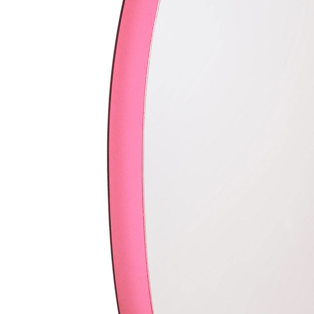 Housevitamin Ronde Spiegel - Roze Metaal Ø60cm