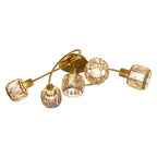 Näve Josefa Plafondlamp Goud 5-armig 61cm