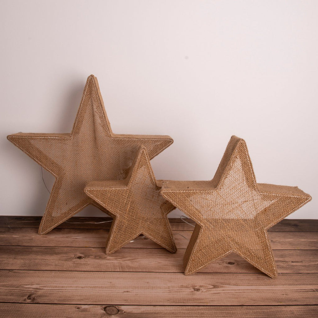 Näve Leuchten LED Sterren Set 3st - Bruin 50cm Decoratieve