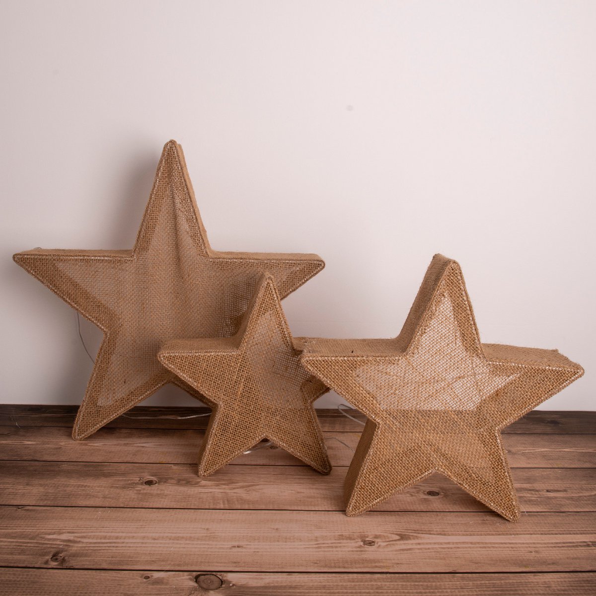 Näve Leuchten LED Sterren Set 3st - Bruin 50cm Decoratieve