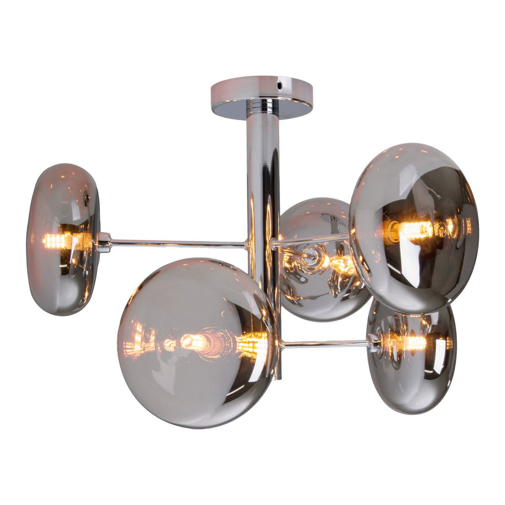 Plafondlamp "Orion" Smoky, Ø Caug.