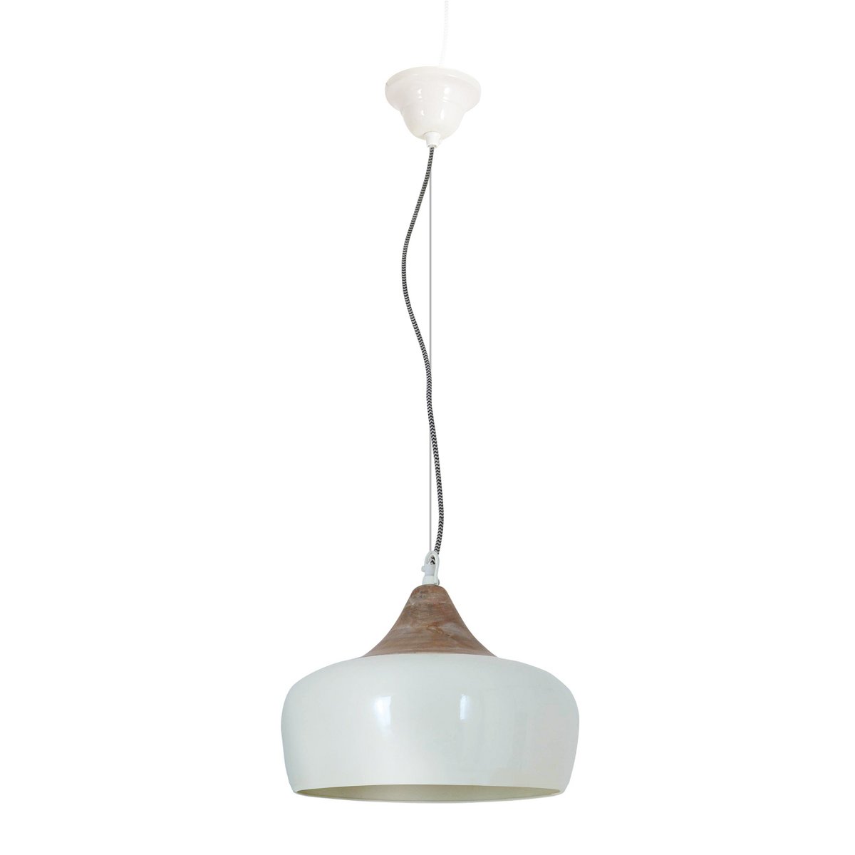 Näve Jaipur Hanglamp Metaal 30cm Wit