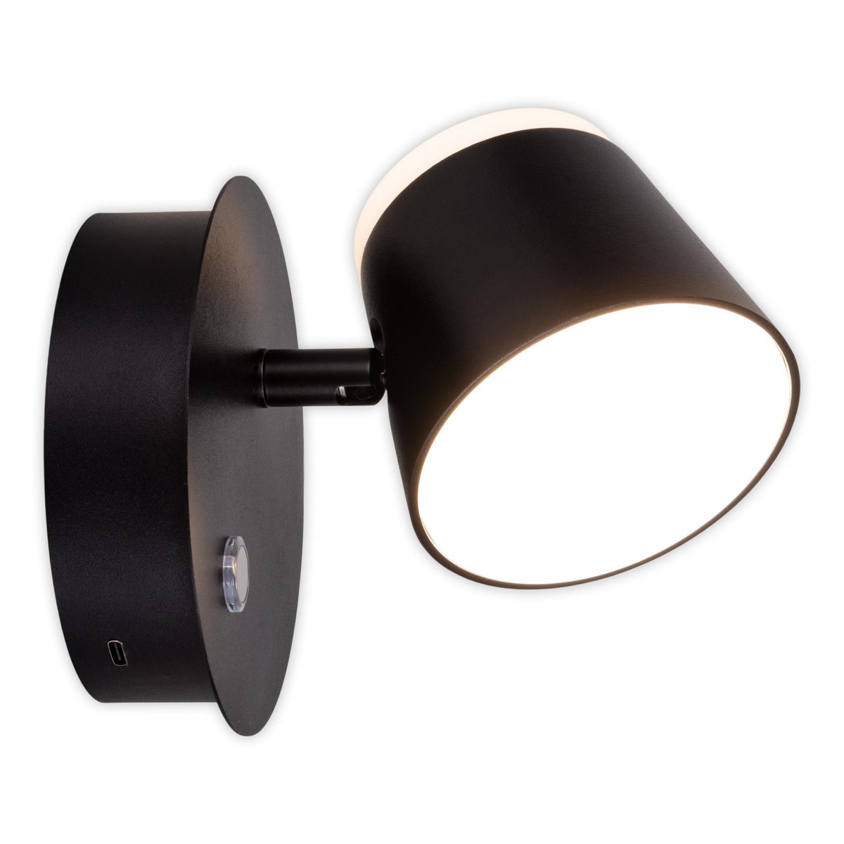 Näve Tondo Magnetisch Wandlicht - Black