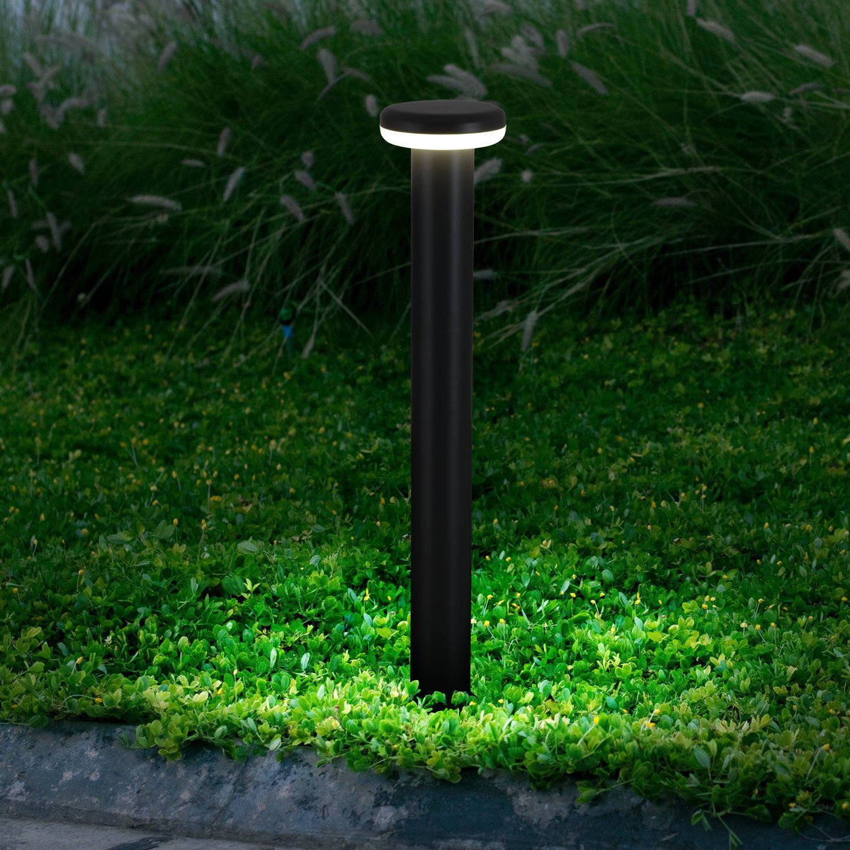 Näve Paddestoel LED Tuinlamp - Antraciet 76cm