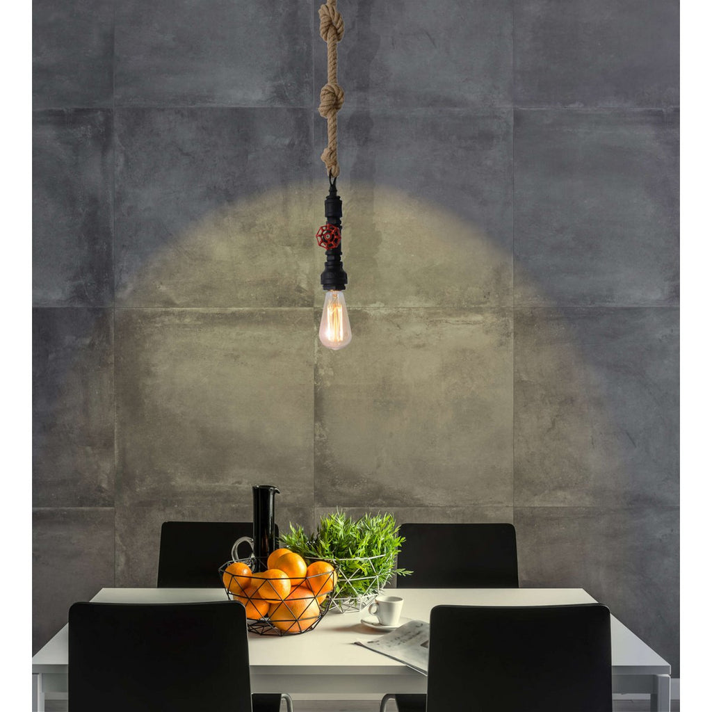 Näve Regia Hanglamp - Zwart E27 145cm